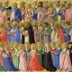 Tutti i Santi dipinto del Beato Angelico su predella a Fiesole
