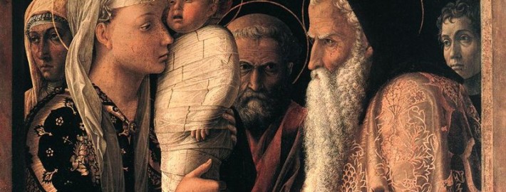 Andrea Mantegna, Presentazione di Gesù al Tempio, Galleria degli Uffizi